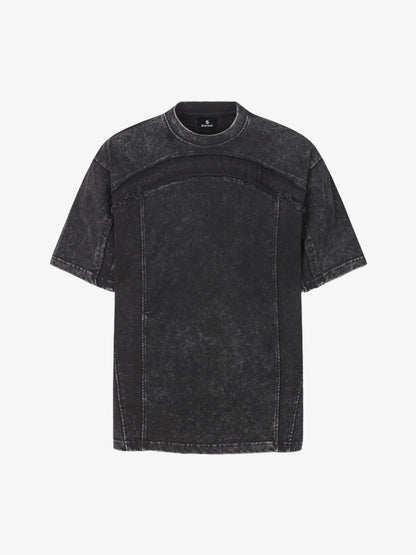 Revelse™  Panel Stitch Cotton Relaxed Fit T-Shirt