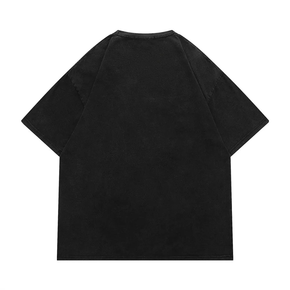 Graphic Face Print T-Shirt