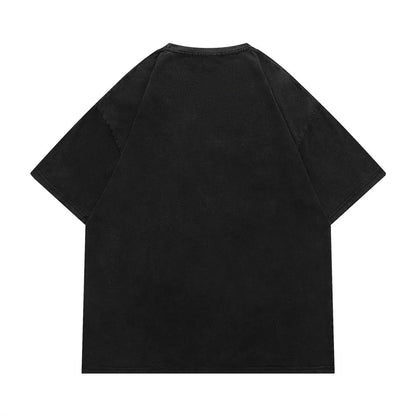 Graphic Face Print T-Shirt