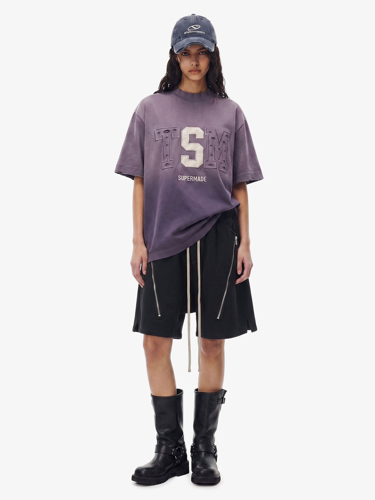 Revelse™  Polyester Zipper Slit Urban Jort
