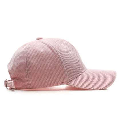 Solid Corduroy Baseball Cap