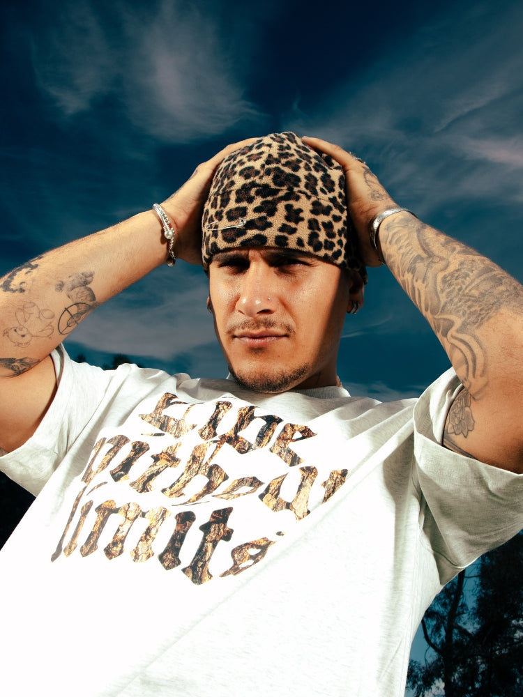 Oversized Cotton Camo Graphic T-Shirt