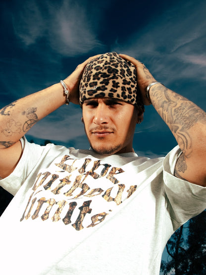 Oversized Cotton Camo Graphic T-Shirt