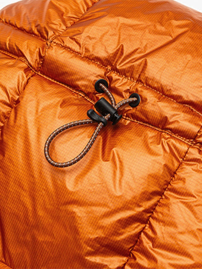 Down Puffer Jacket Insulated With White Duck Down