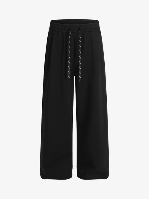 Revelse™  Wide-Leg Cotton Drawstring Sweatpants