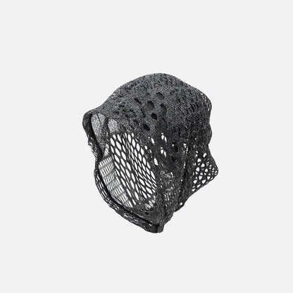 Retro Mesh Hollow Breathable Pile Bucket Hat