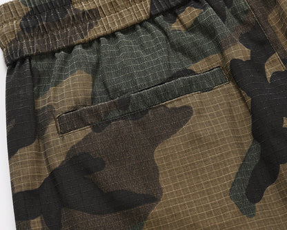 Men's Camo Cargo Shorts Streetwear Utility Style
