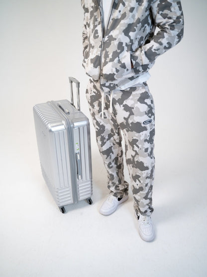 Oversized French Terry Camo Tracksuit Set