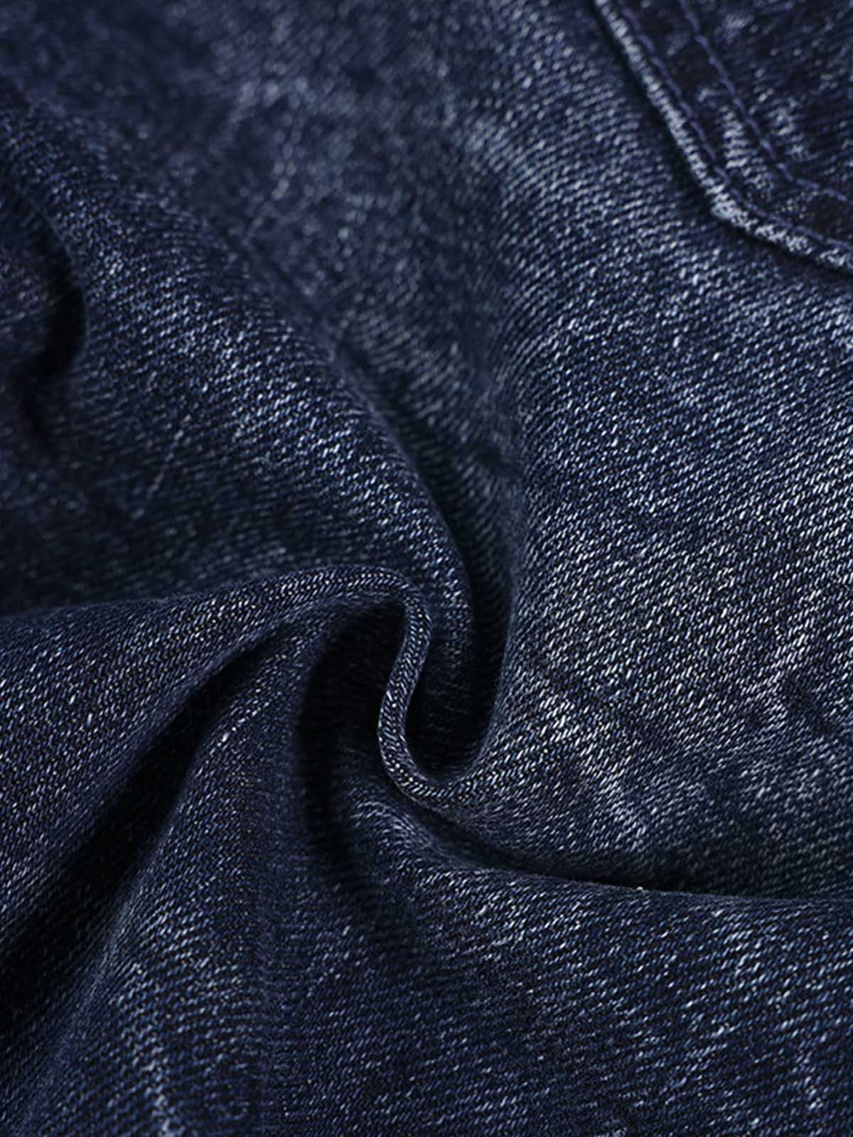 Revelse™ Wide Leg Washed Denim Shorts Blue