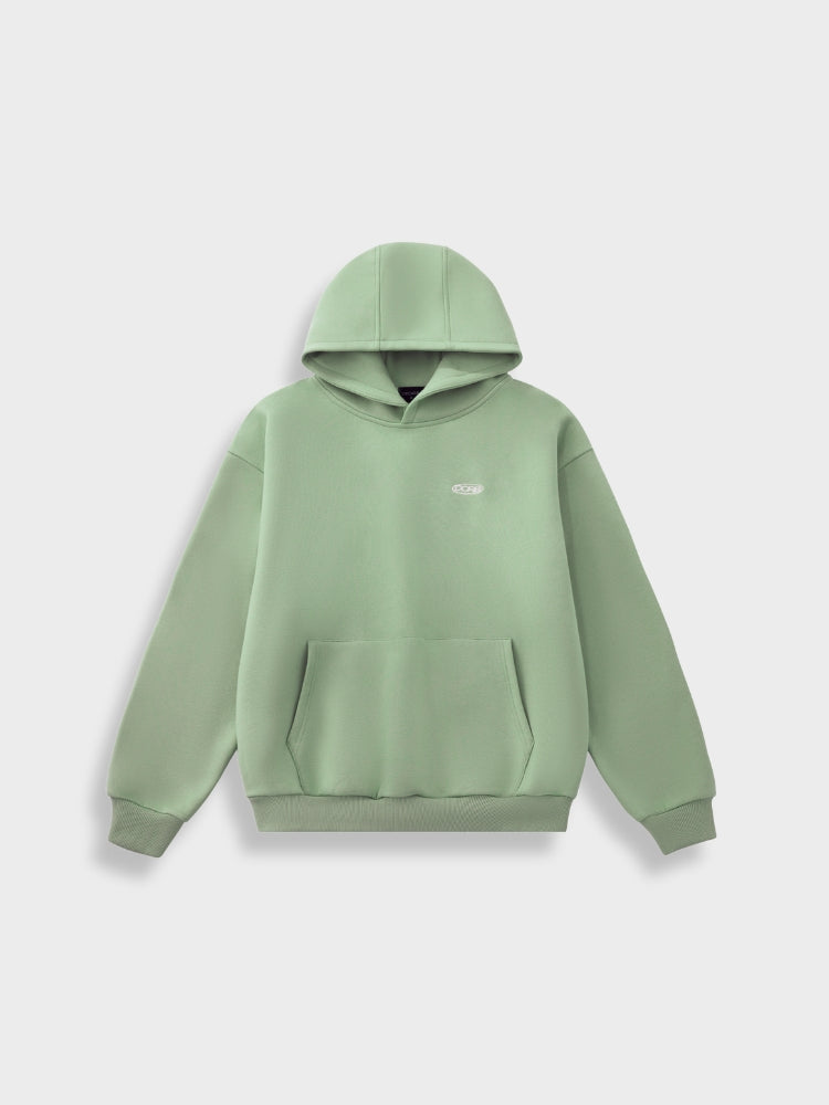 Oversized Cotton Blend Hoodie and Jogger Tracksuit Set Light Green