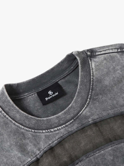 Revelse™  Panel Stitch Cotton Relaxed Fit T-Shirt