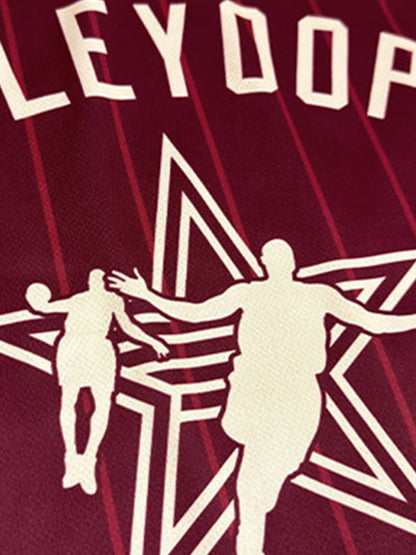 Revelse™  Striped Star Crest Soccer Shorts Lightweight