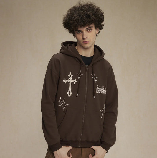 Oversized Zipper Hoodie for Women and Men