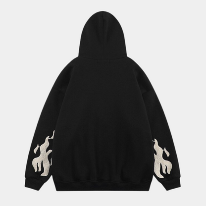 Oversized Zipper Hoodie for Women and Men