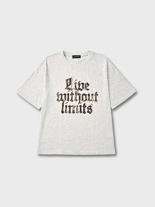 Revelse™ Oversized Cotton Camo Graphic T-Shirt