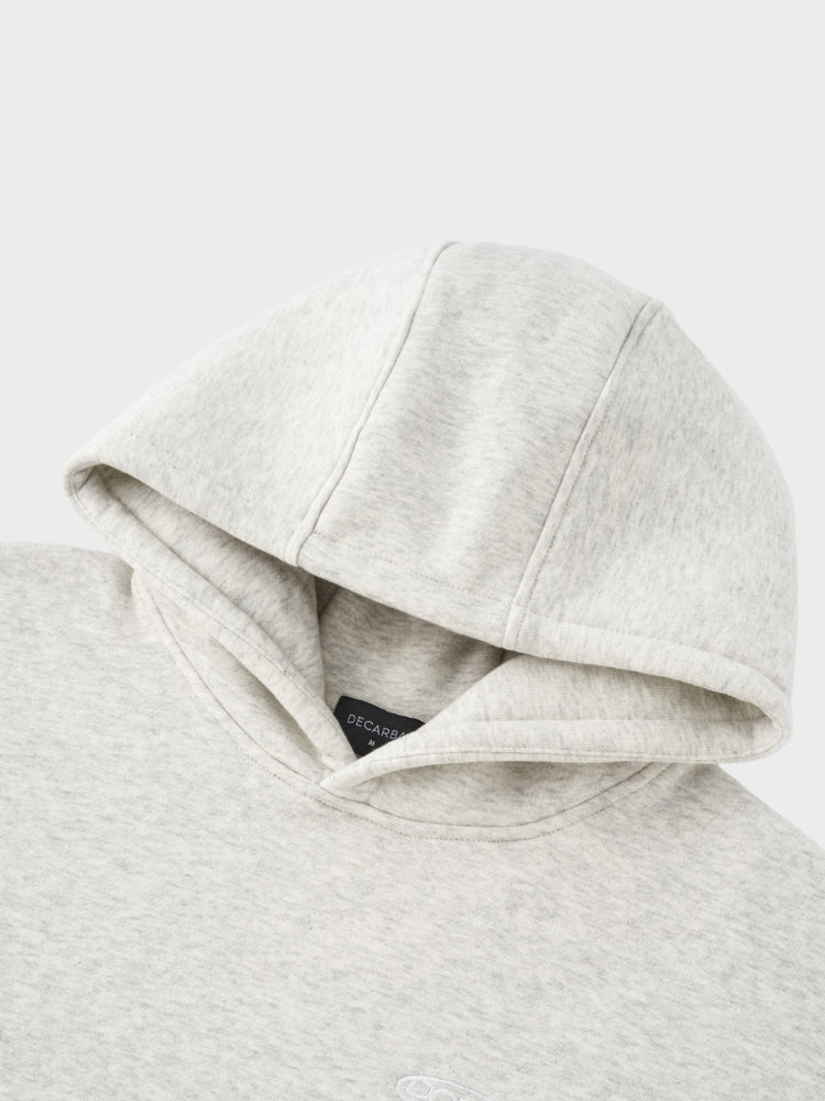 Oversized Cotton Blend Tracksuit Set Light Grey