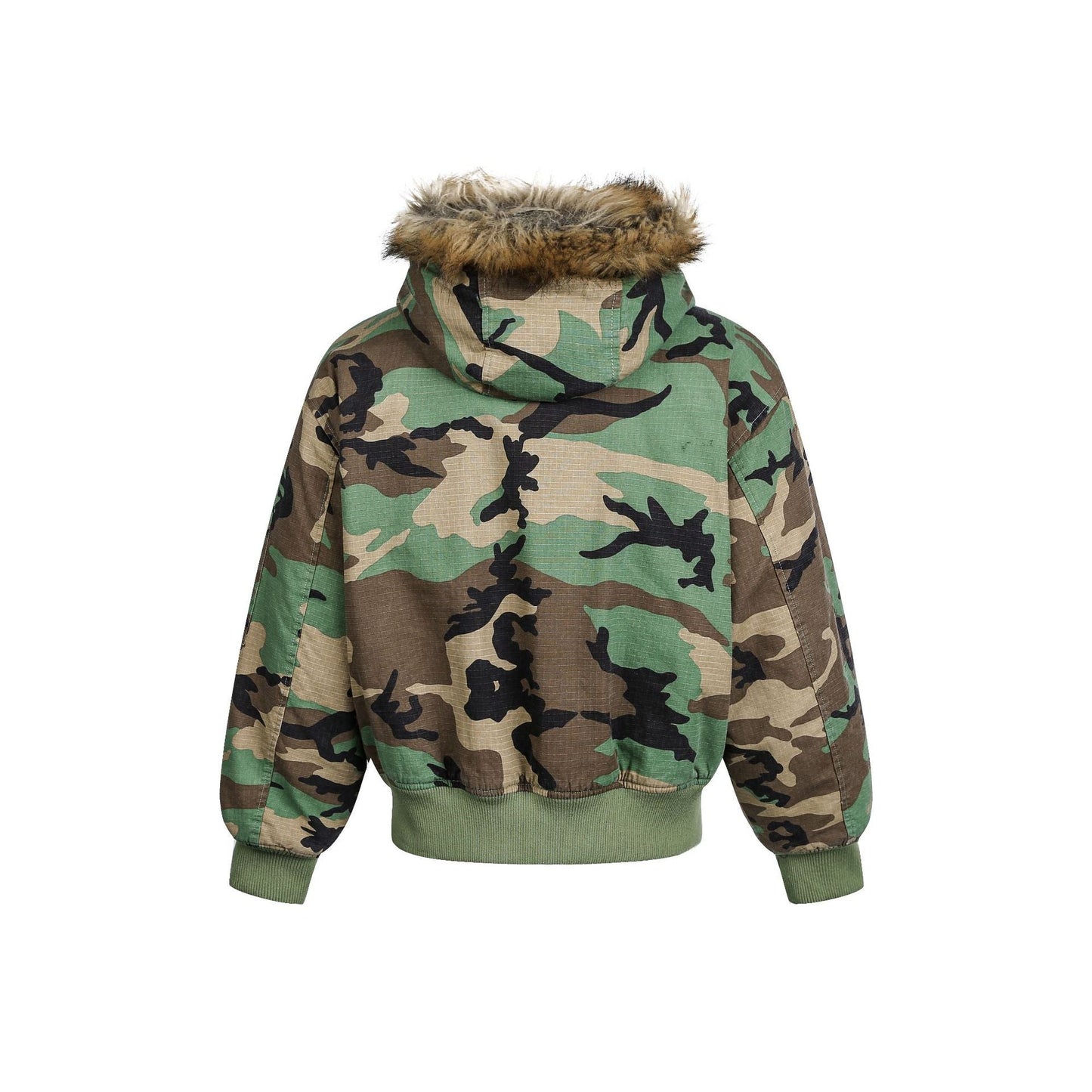 Revelse™ 2-in-1 Reversible Workwear Jacket - Rugged Cotton Canvas & Camouflage Plush Fleece