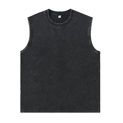 Revelse™  Men's Cotton Washed Sleeveless Tank Top