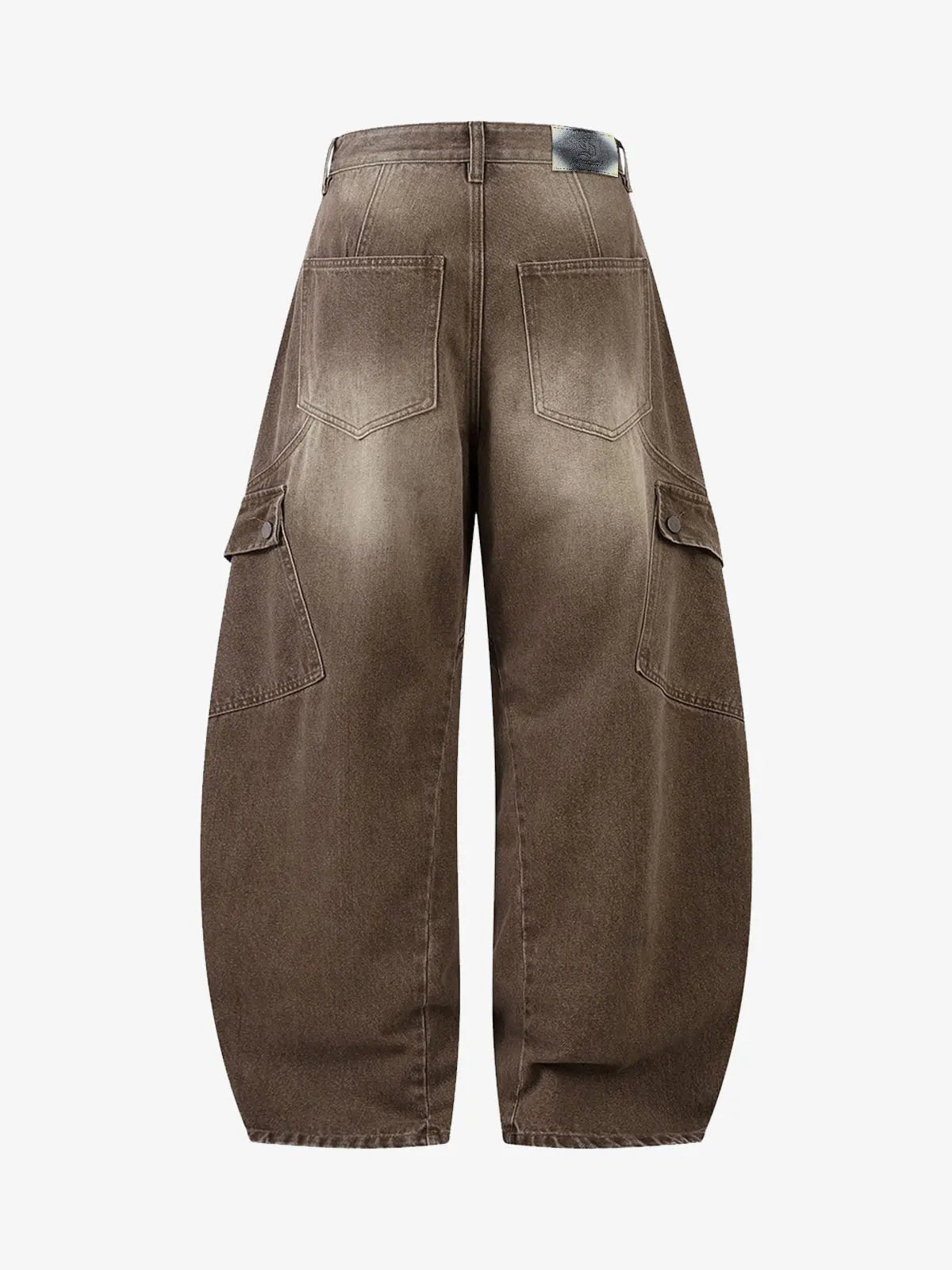 Vintage Washed Men's Workwear Barrel Jeans