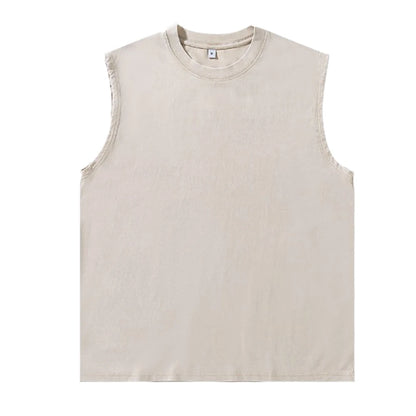 Revelse™  Men's Cotton Washed Sleeveless Tank Top