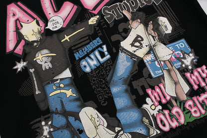 Revelse™ Graphic Print Cotton T-Shirt