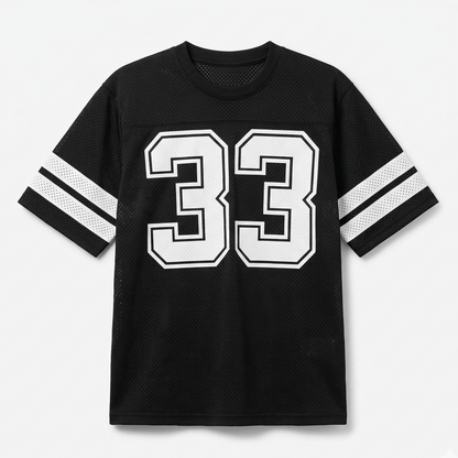 Print Mesh Jersey Shirt