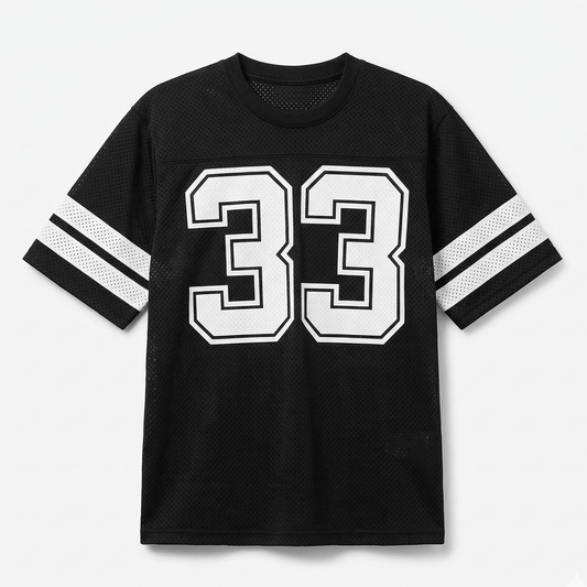 Print Mesh Jersey Shirt