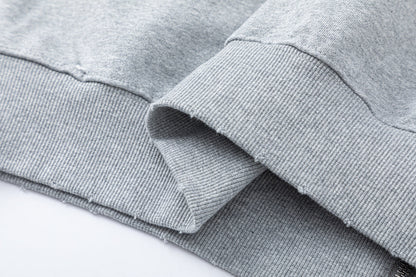 Zip-up hoodie styled as a casual everyday layer
