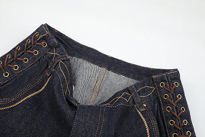 Baggy jeans styled as part of a casual everyday outfit