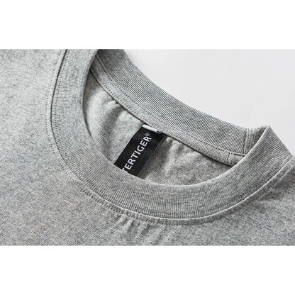 Fabric close-up of the soft jersey T-shirt