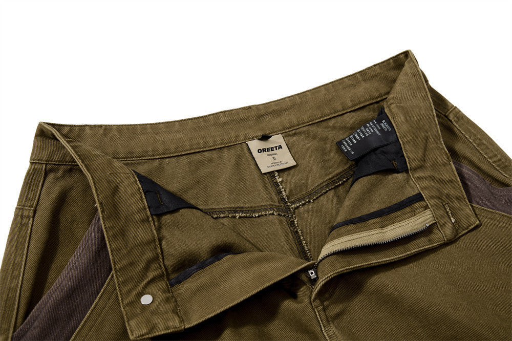 Wide-leg cargo trousers styled for a casual outfit