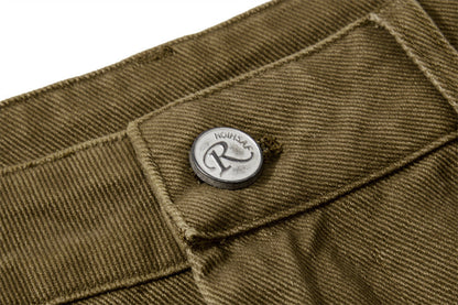 Full-length view of relaxed cargo trousers for everyday wear
