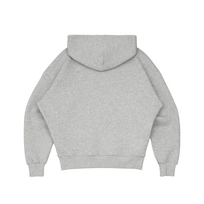 Cotton Blend Hoodie And Joggers Tracksuit Black And Grey