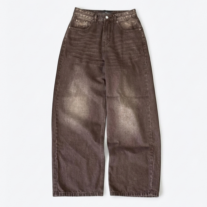 Revelse™ Denim Stretch Fit Jeans Green and Brown