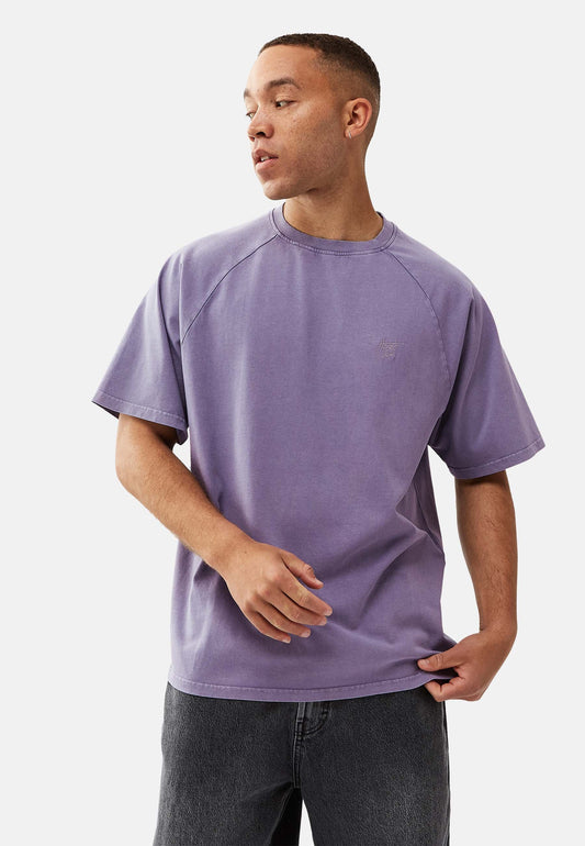 Organic Cotton Raglan Oversized T-Shirt Faded Lilac