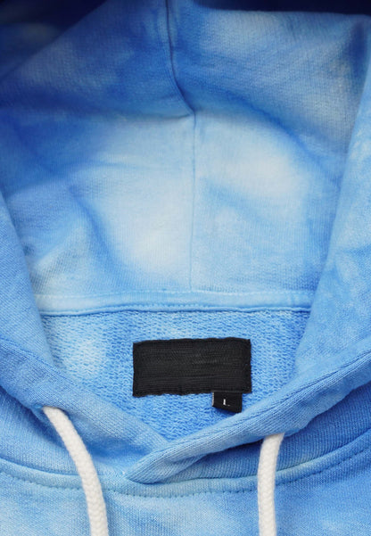 Revelse™ Organic Cotton Tie Dye Hooded Sweatshirt Blue