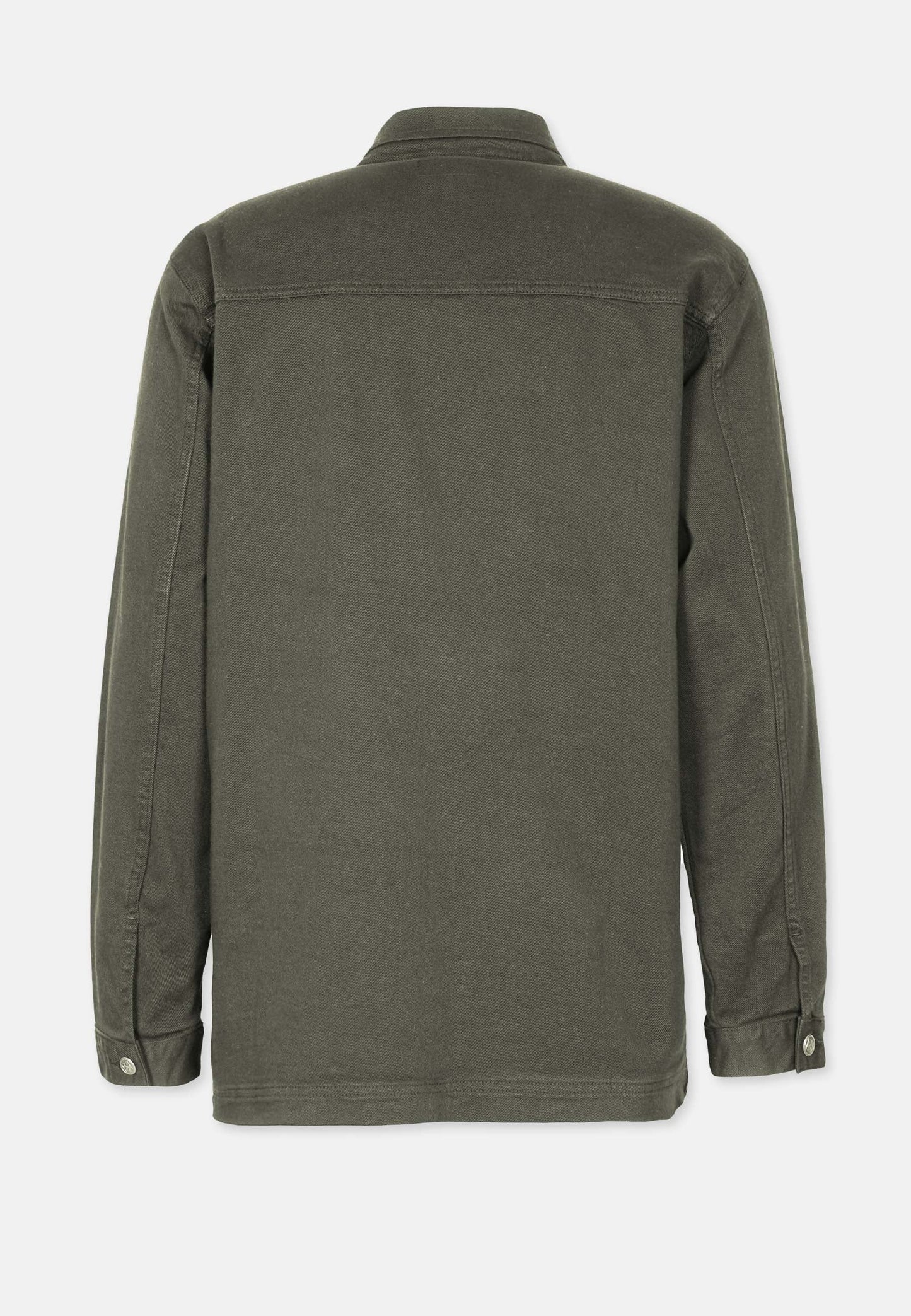 Organic Cotton Twill Worker Jacket Olive