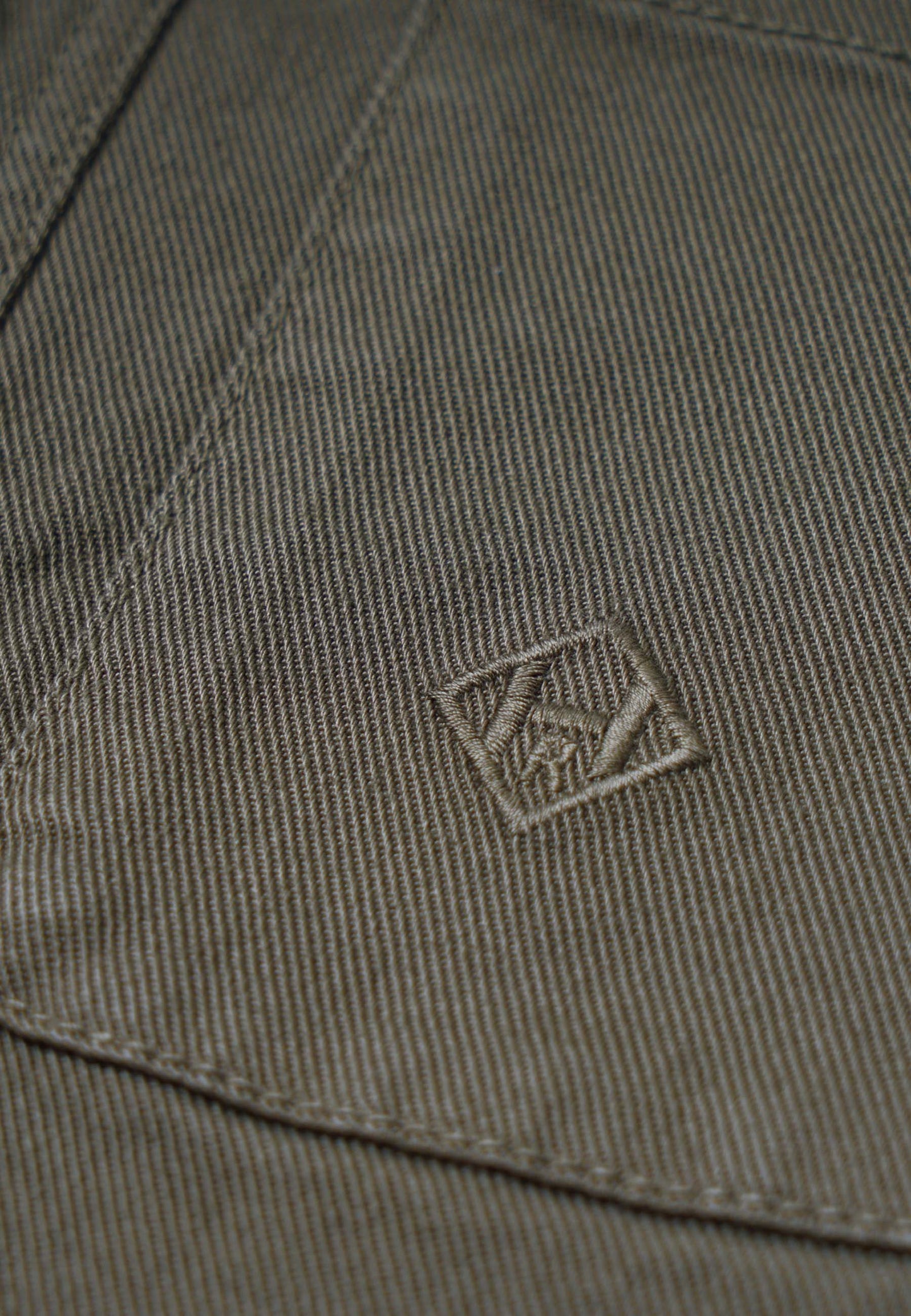 Organic Cotton Twill Worker Jacket Olive
