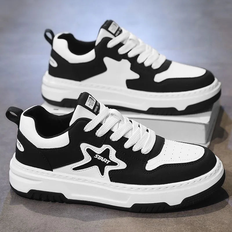 Lightweight sports trainers displayed at an angle