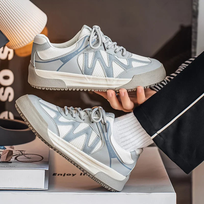 Casual board trainers displaying their lace-up design