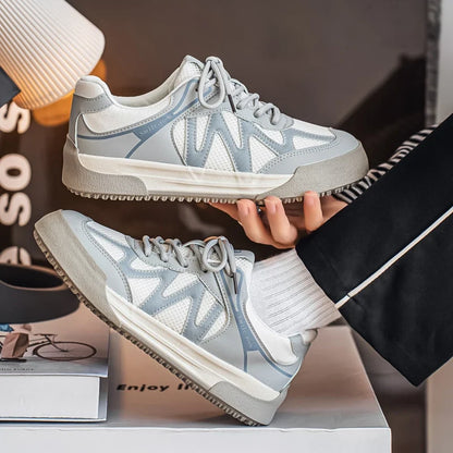 Casual board trainers displaying their lace-up design