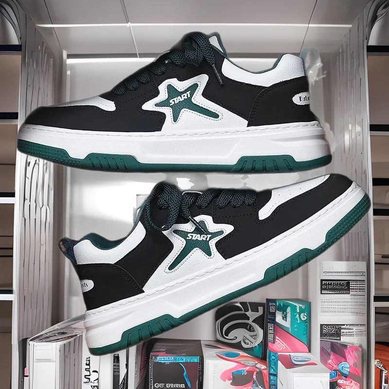 Casual streetwear trainers showing the lace-up design