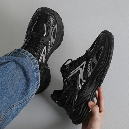 Pair of chunky trainers shown from the side
