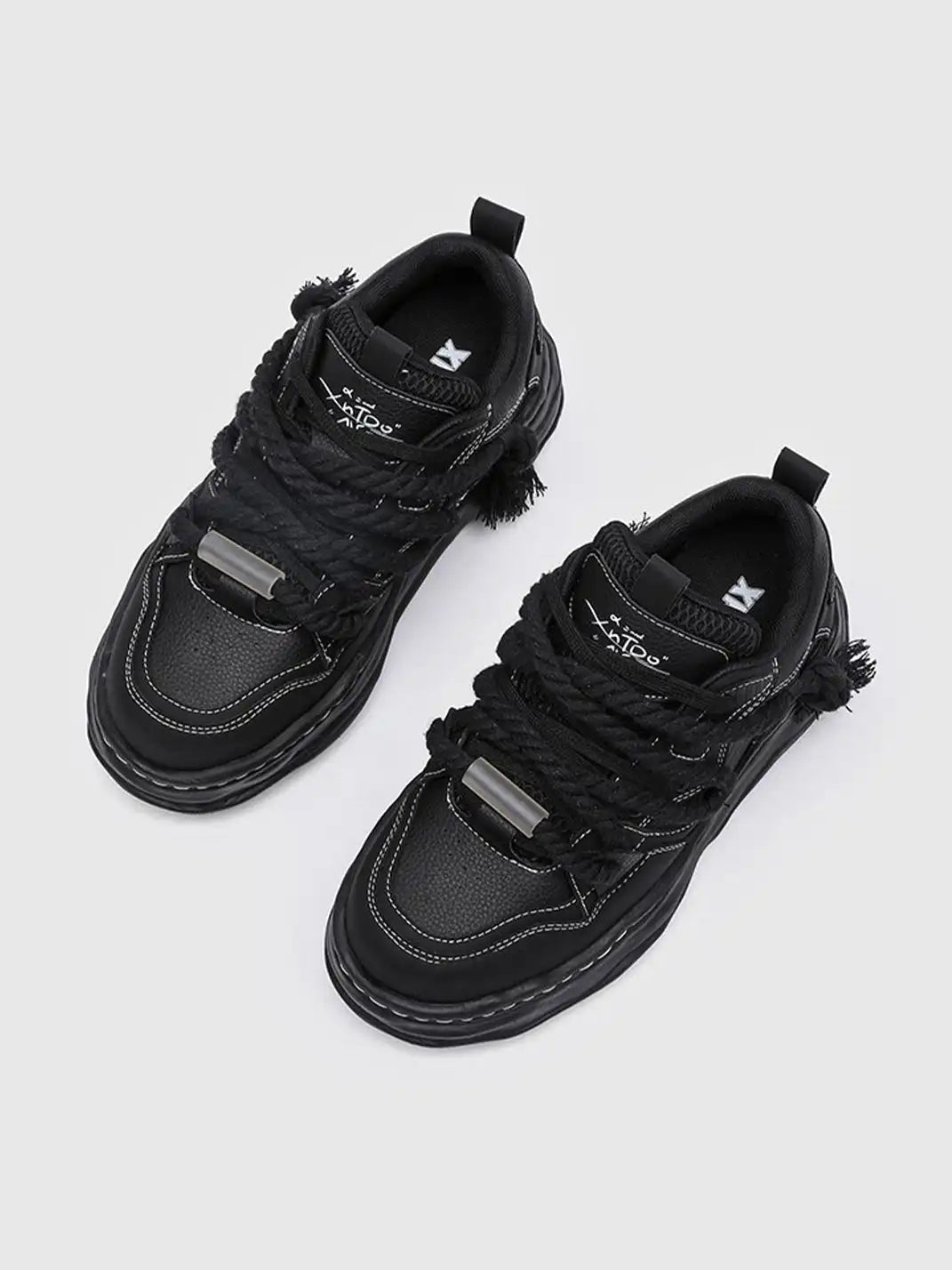 Side profile highlighting the chunky sneaker silhouette
