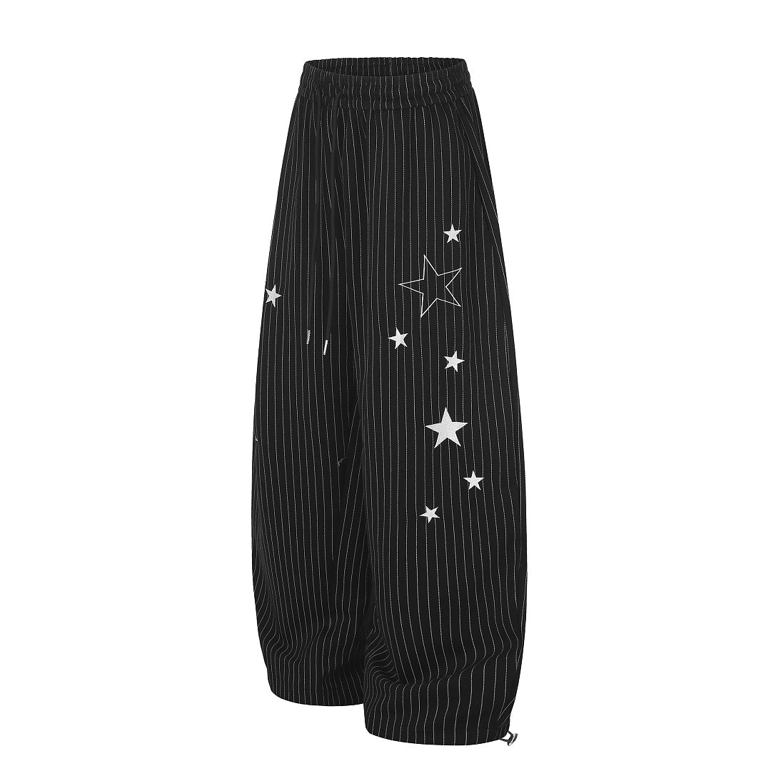 Baggy barrel sweatpants styled for an everyday outfit