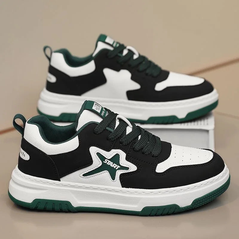 Sports trainers presented for everyday streetwear styling