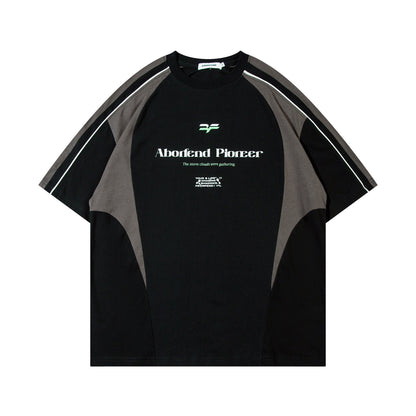 Color Block Sport Style T-Shirt