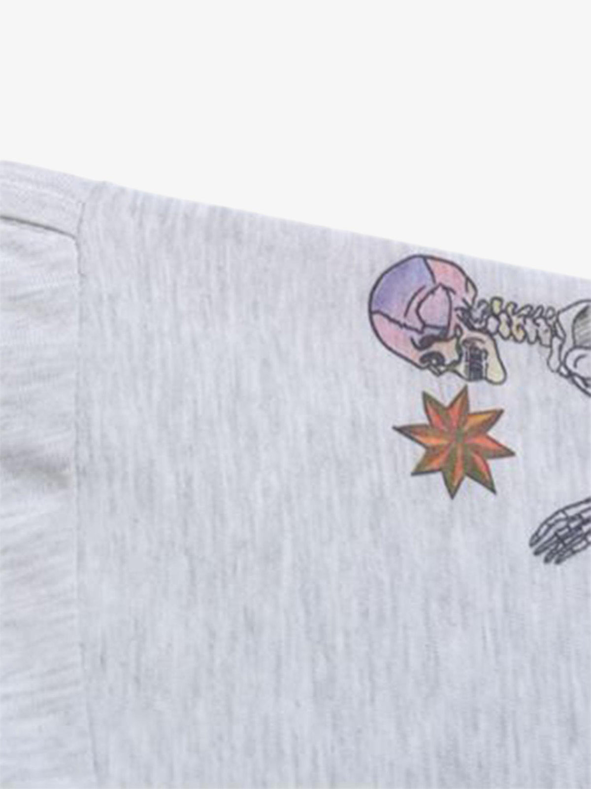 Men's Graffiti Print Long Sleeve Streetwear T-Shirt