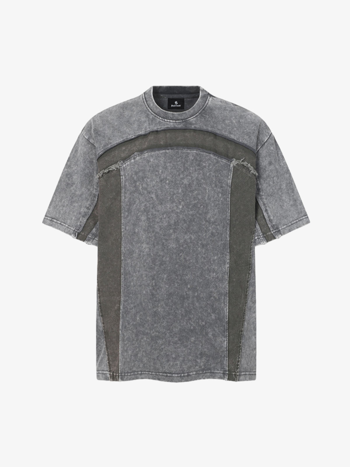 Revelse™  Panel Stitch Cotton Relaxed Fit T-Shirt