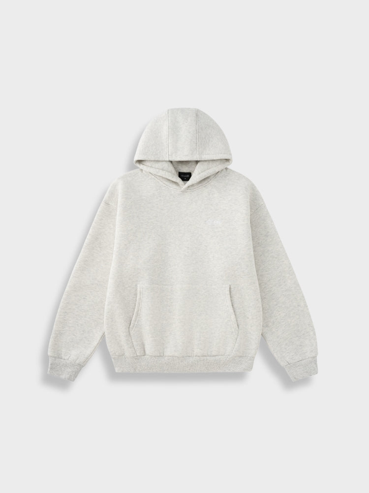 Oversized Cotton Blend Tracksuit Set Light Grey
